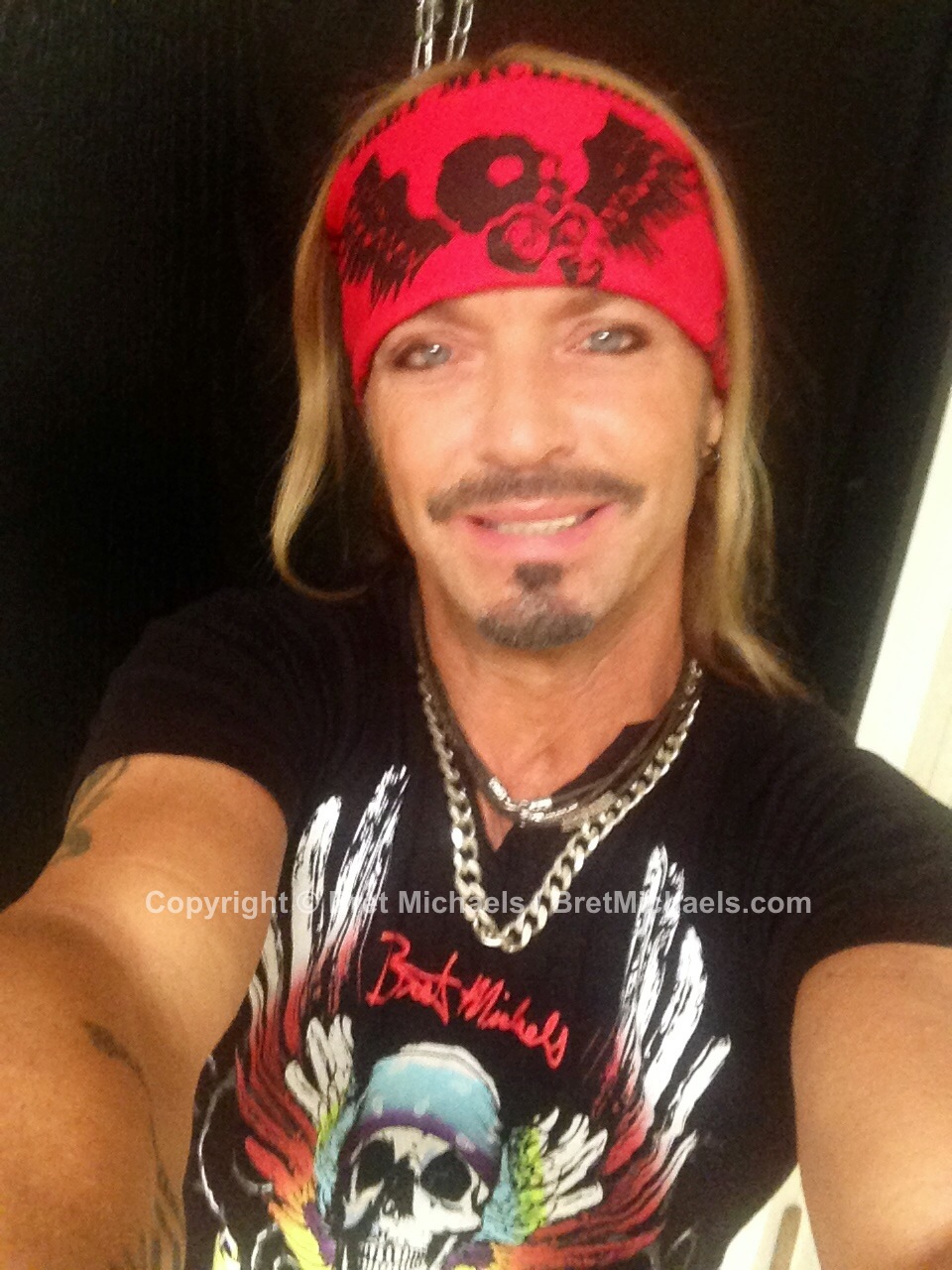 bret michaels no shirt